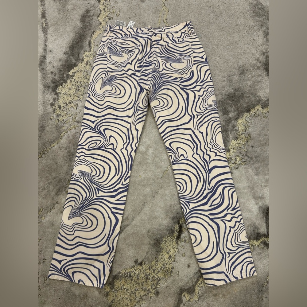 Zara Straight Leg High Waist Full Length Jeans